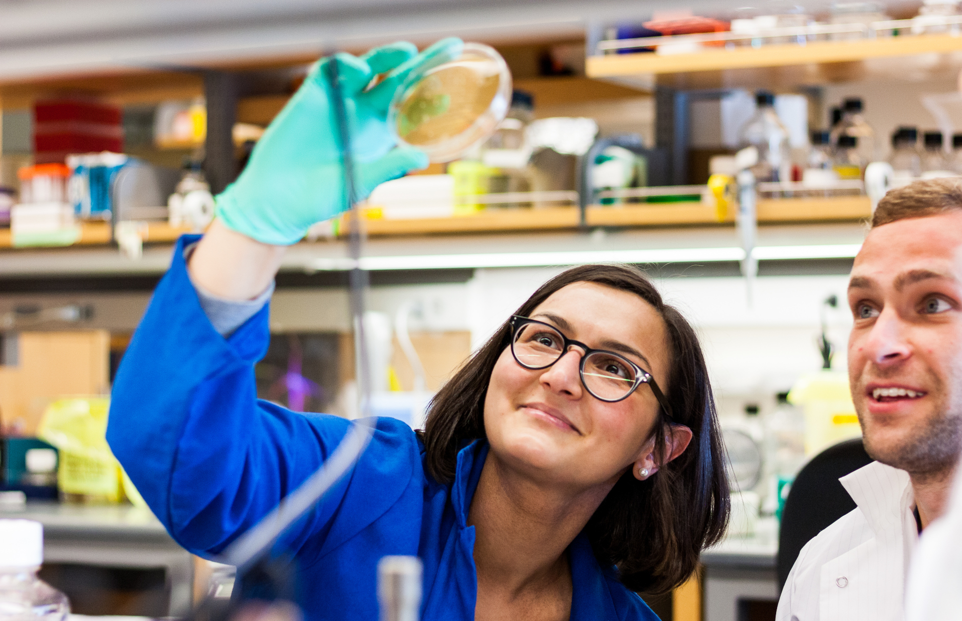 Students in lab